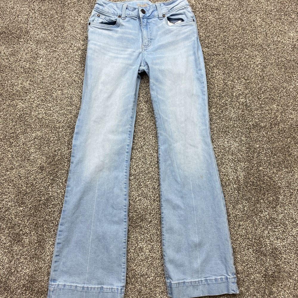 Wrangler Light Blue Flare & Wide Leg Jeans